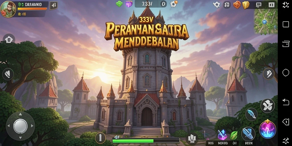 Tangkapan layar utama menampilkan pertempuran menara yang mendebarkan dalam 333V.