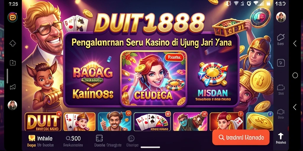 Tampilan menarik dari gameplay Kasino DUIT188 yang penuh warna.