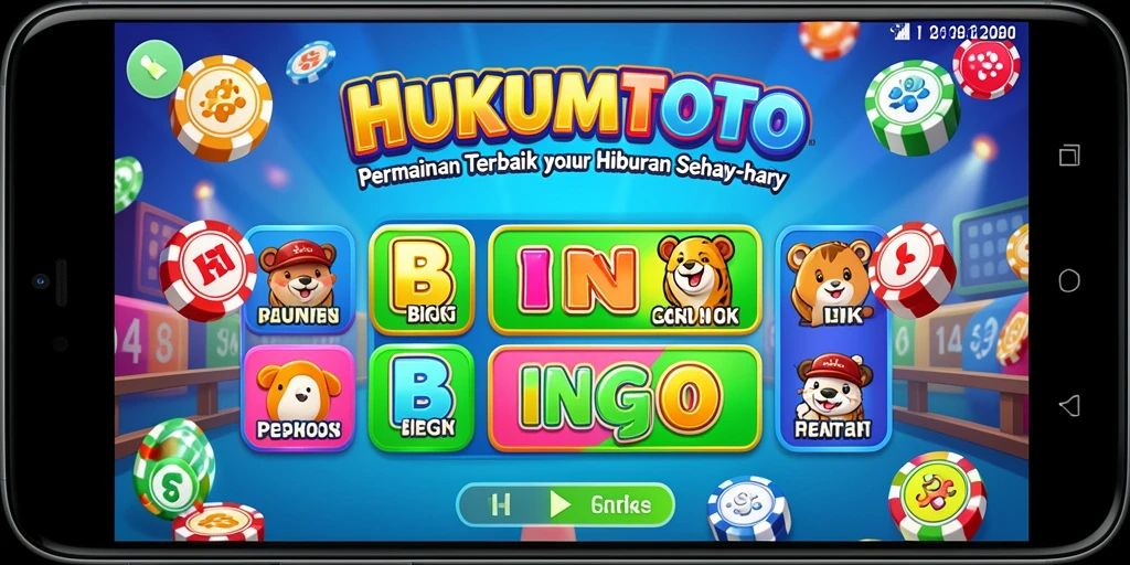 Tangkapan layar HUKUMTOTO menampilkan keseruan gameplay Bingo yang memikat.