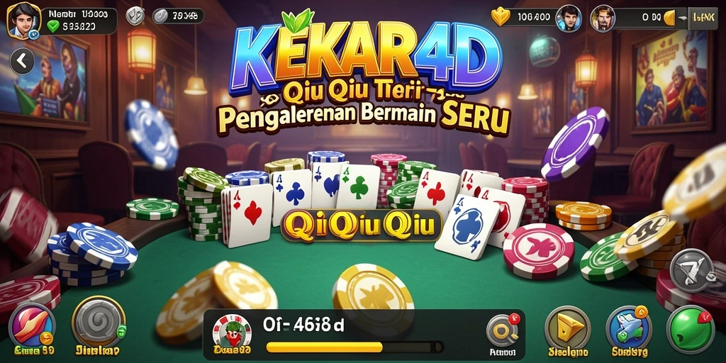 Tampilan gameplay seru QiuQiu di KEKAR4D.