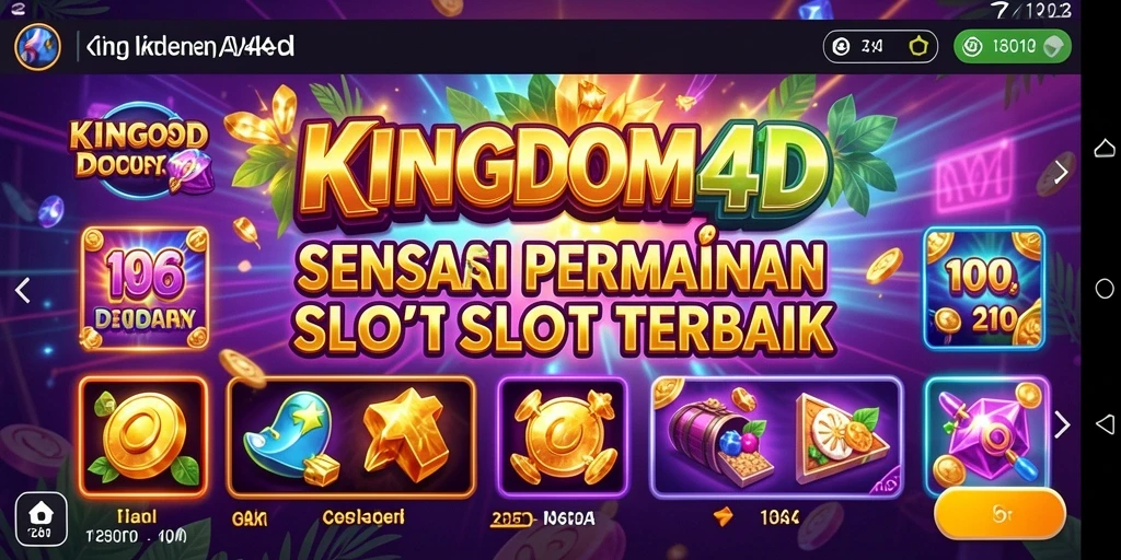 Tampilan gameplay KINGDOM4D yang seru dan menarik.