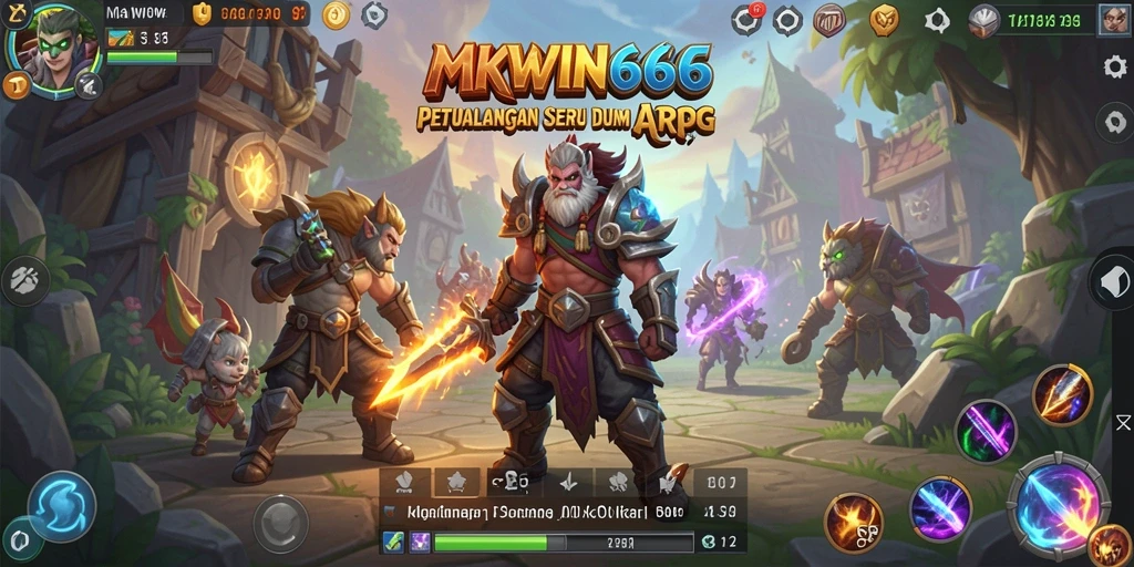 Gameplay seru MKWIN666 dengan pertarungan dinamis.