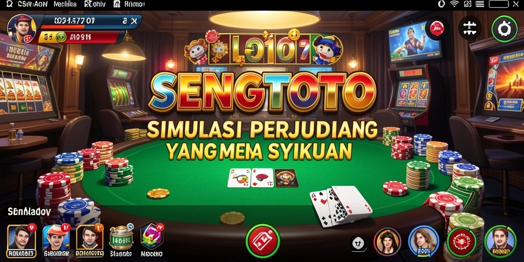 Screenshot utama menampilkan gameplay menarik dari SENGTOTO.